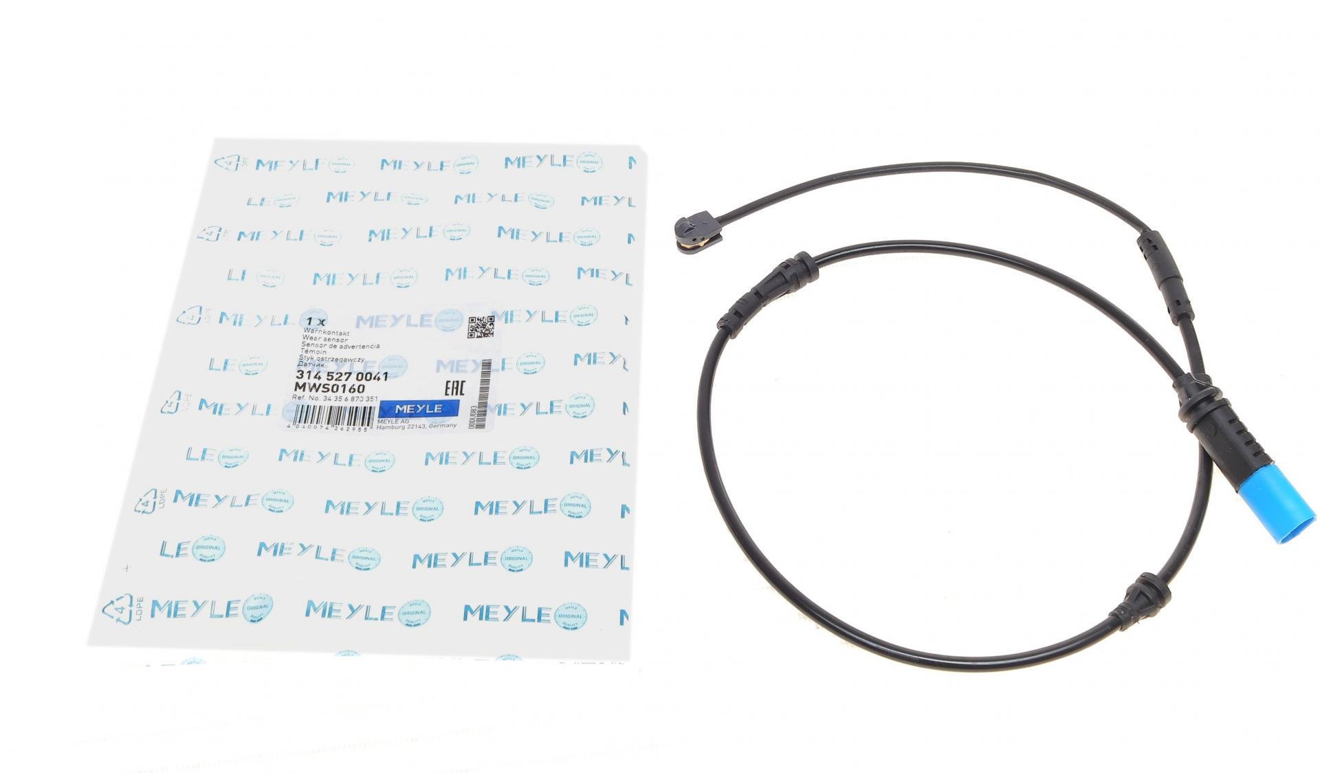 Датчик зносу передніх гальмівних колодок BMW X3 G01 2,0-3,0D 17- L 772 мм 314 (527 0041)