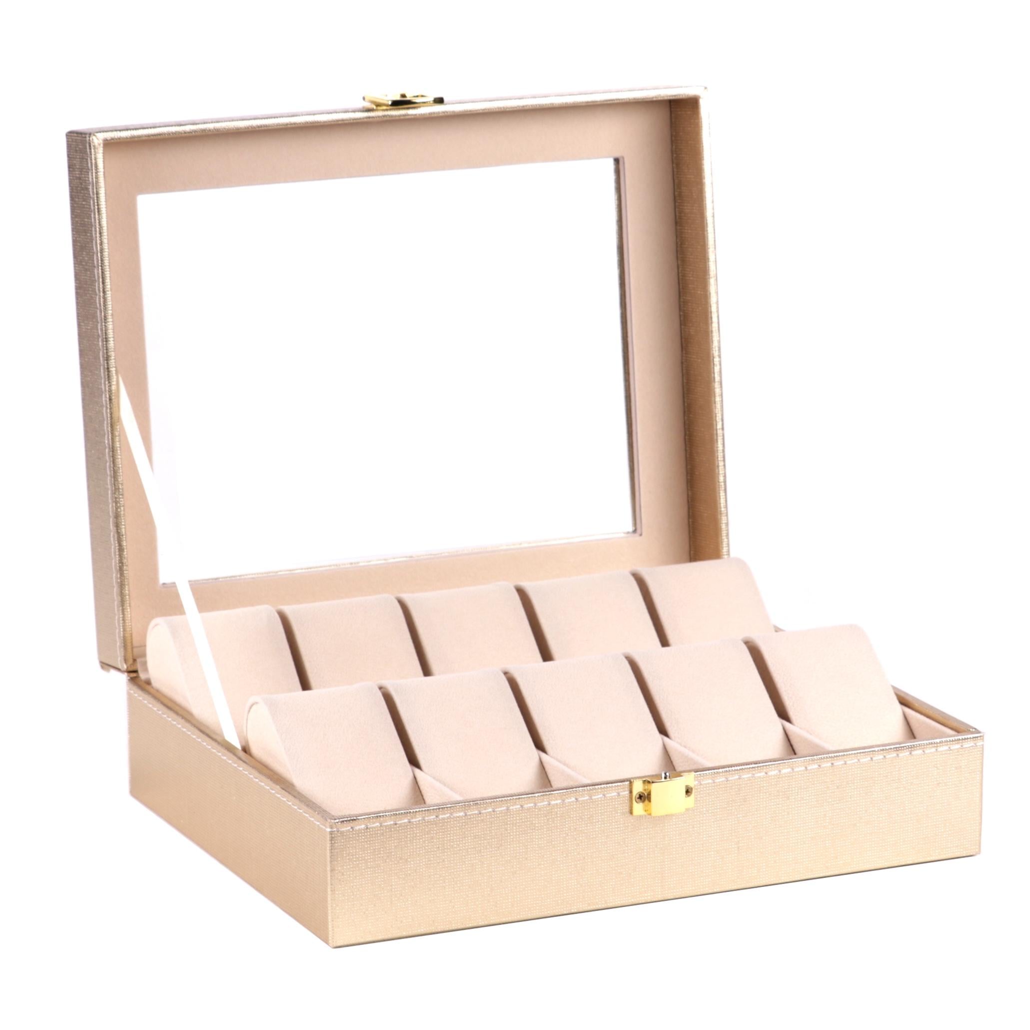 Ящик для хранения часов Craft Золотой (10PU.GL)