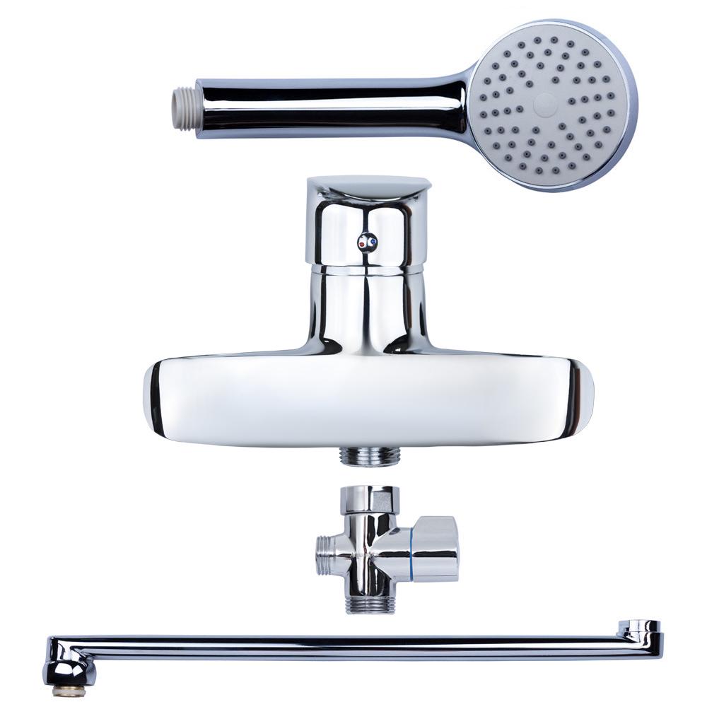 Змішувач для ванної Aquatica KN-3C228C одноважільний Ø 40 мм (9738230)