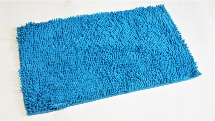 Килимок у ванну антиковзаючий мікрофібра 115х75 см Блакитний (6191541)