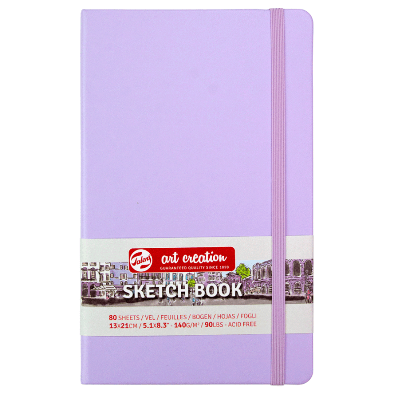 Альбом для графики Royal Talens Art Creation твердый переплет 140 г/кв. м 80 л. 13x21 см Pastel Violet (9314132M)