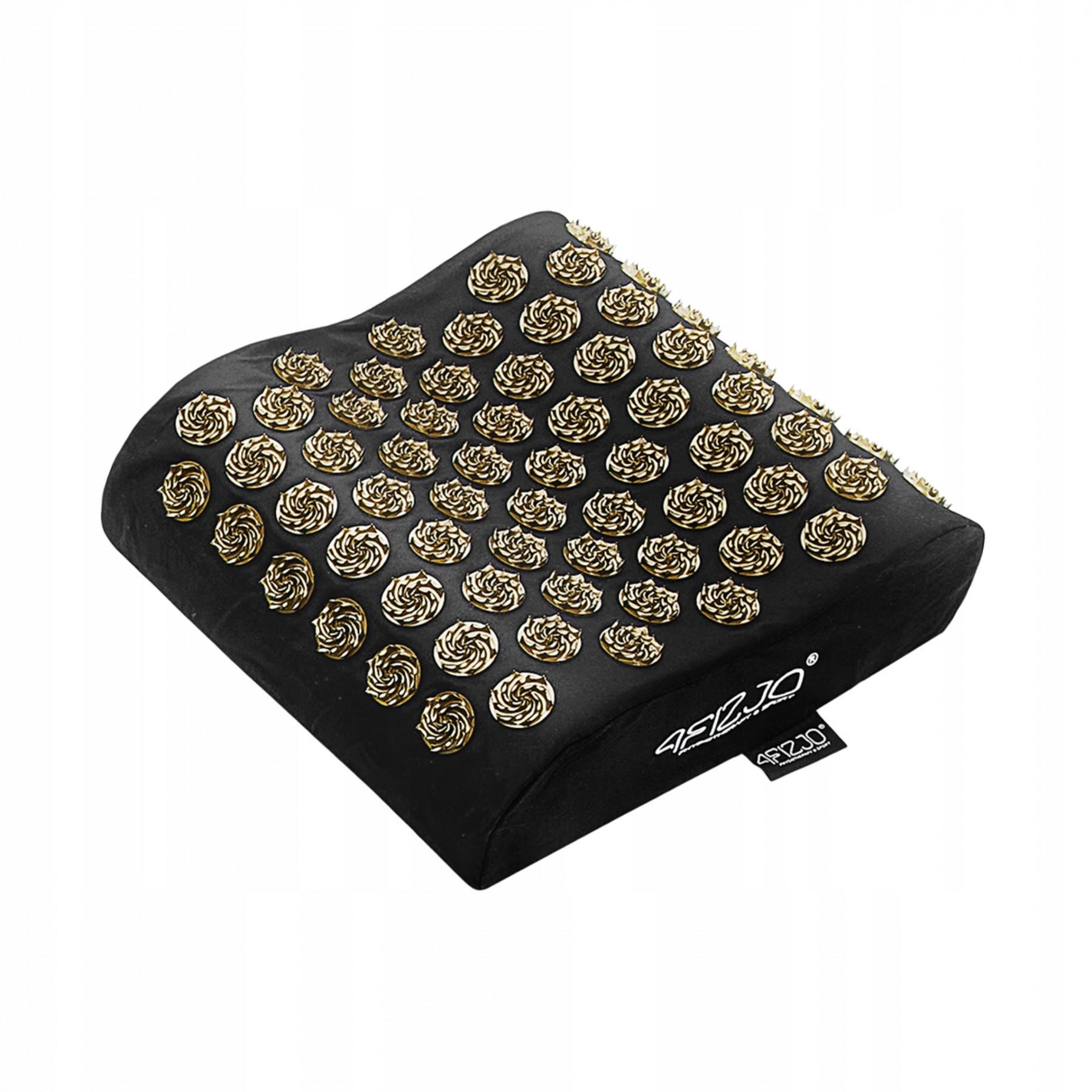 Коврик акупунктурный 4fizjo Eco Mat XL Аппликатор Кузнецова с подушкой 110x42 см Black/Gold (4FJ0383) - фото 7