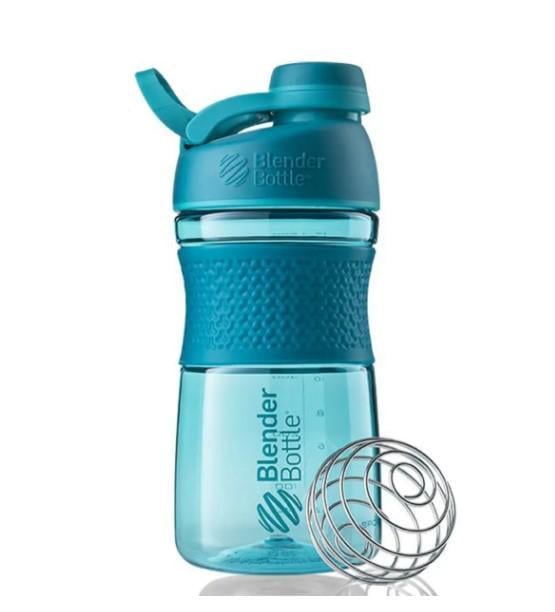 Шейкер спортивный Blender Bottle SportMixer Twist 20 oz/590 мл Teal (Twist 20oz Teal)