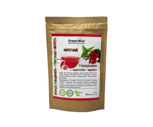 Фиточай Гемодинакон гемоглобин/иммунитет 20 ф/пакетов Фиточай Гемодинакон гемоглобин/иммунитет 20 ф/пакетов