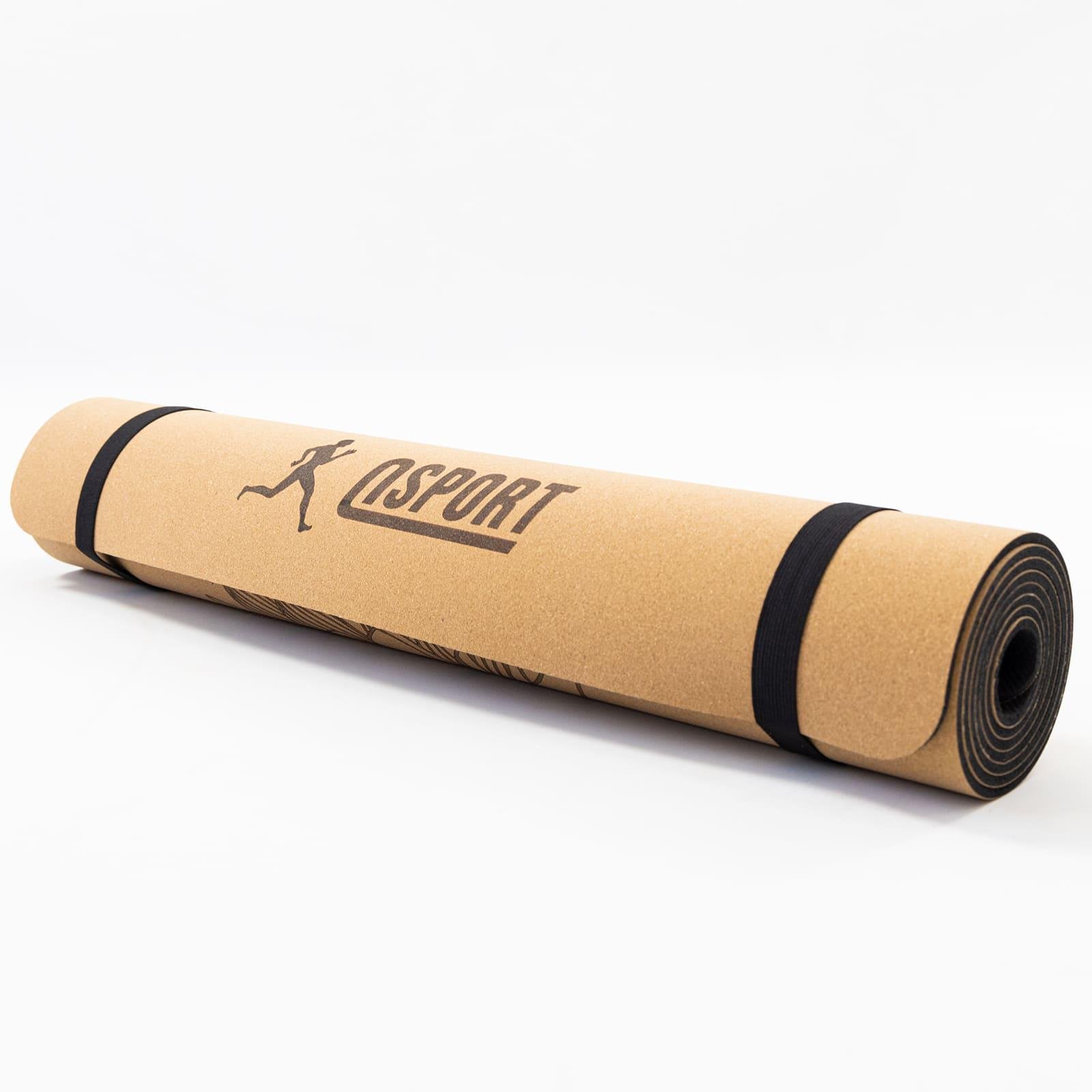 Килимок для йоги та фітнесу OSPORT пробковий двошаровий 183х61х0,4 см (OF-0285) - фото 6