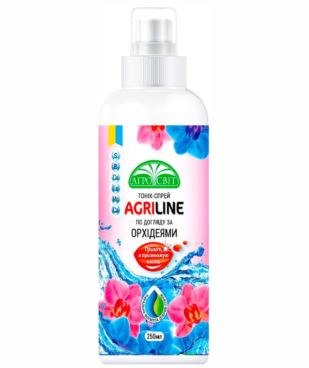 Тонік-спрей для догляду за орхідеями Agriline 250 мл (0220)