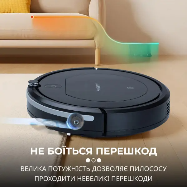 Робот-пылесос Sokany SK-13017 с пультом ДУ Черный - фото 14