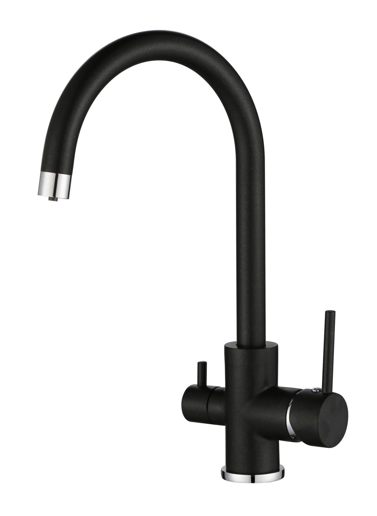 Смеситель кухонный Aquasanita Sabiaduo 2963 601 Черный металлик (21335)