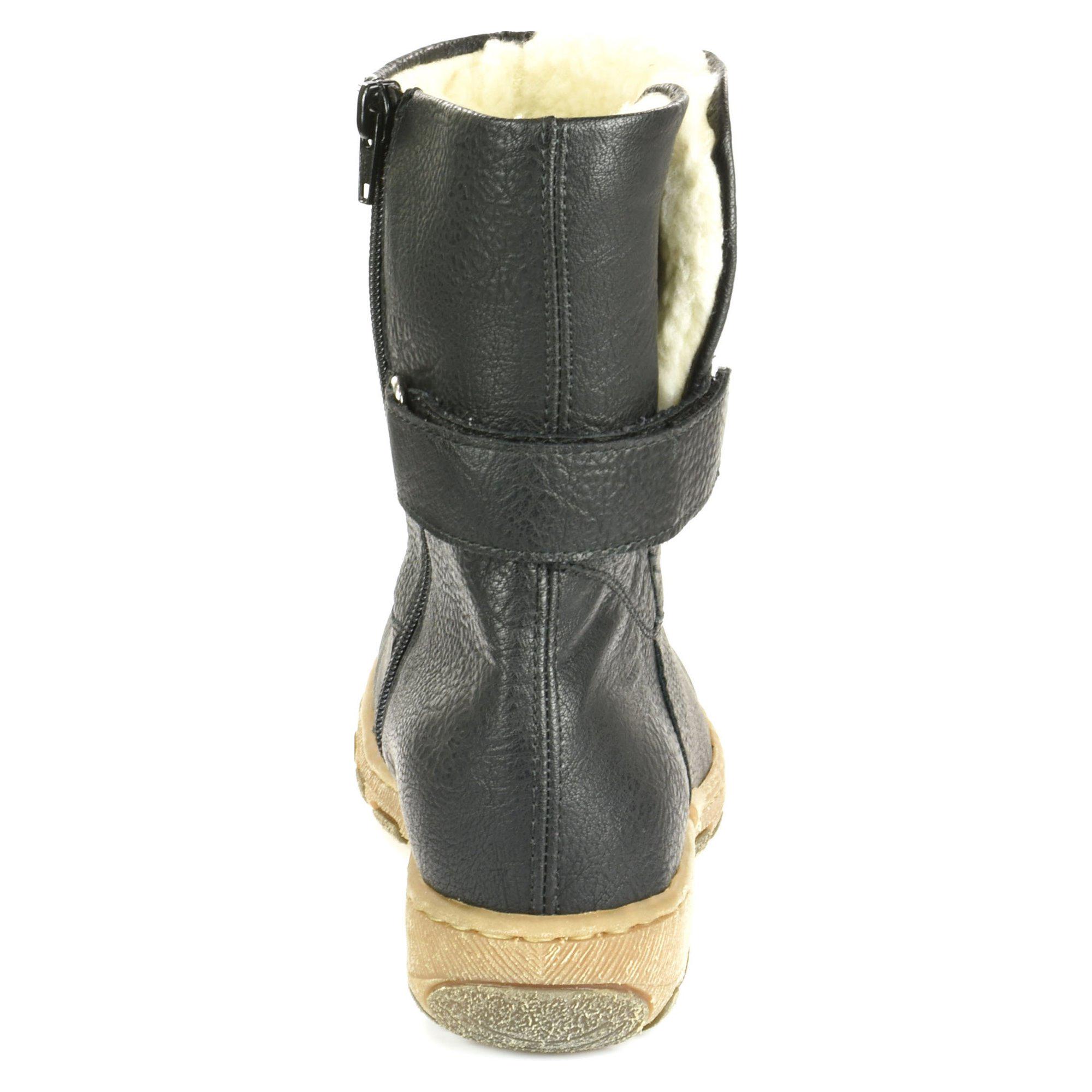 Напівчоботи жіночі зимові Rieker р. 40 Чорний (011116-40) - фото 9