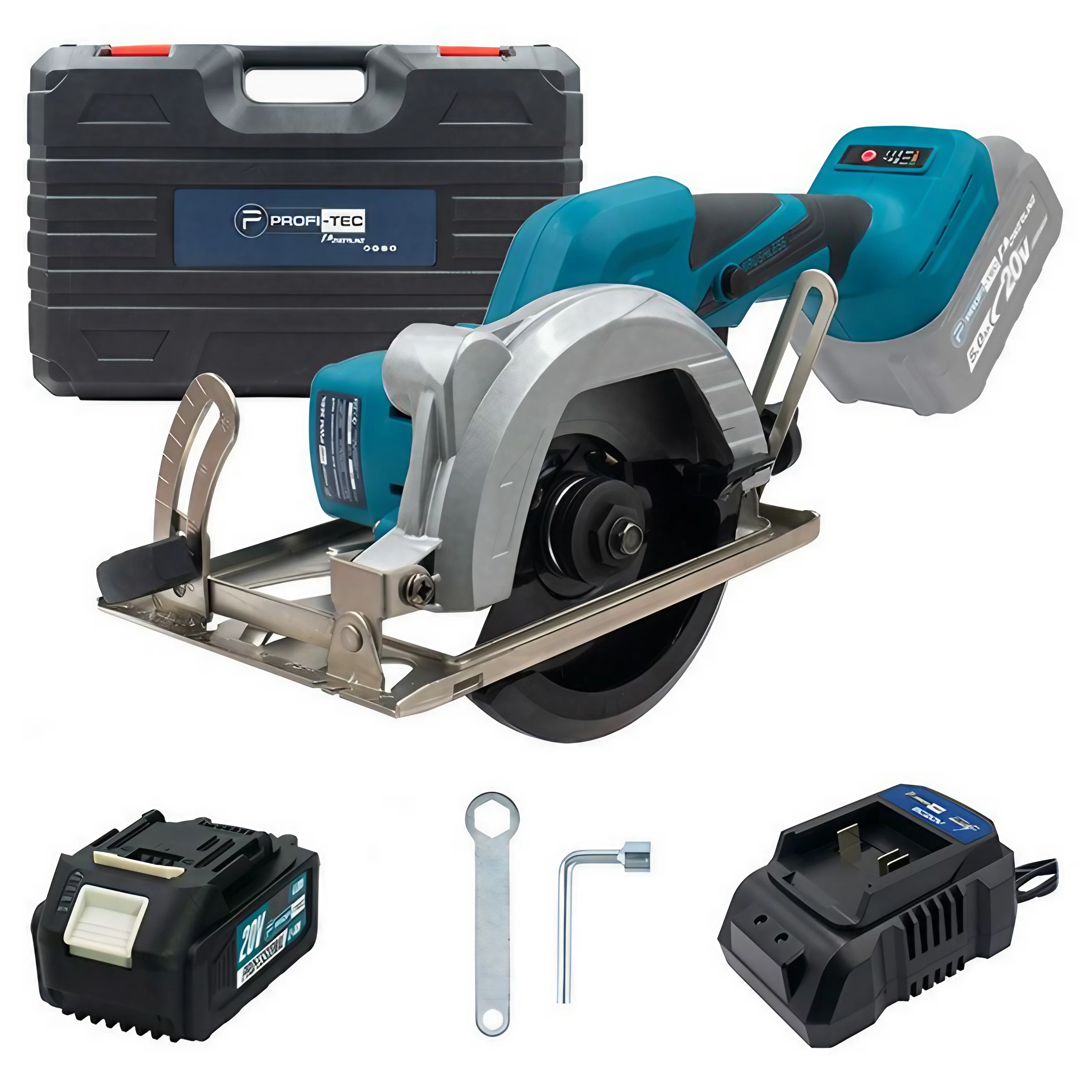 Циркулярна пила PROFI-TEC в кейсі (jmx3071) - фото 4 Циркулярна пила PROFI-TEC в кейсі (jmx3071) - фото 4