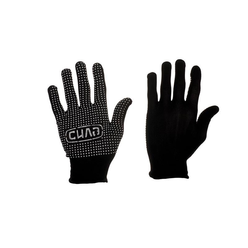 Рукавички нейлонові Сила Стандарт з мілкою ПВХ точкою Чорний (480107)