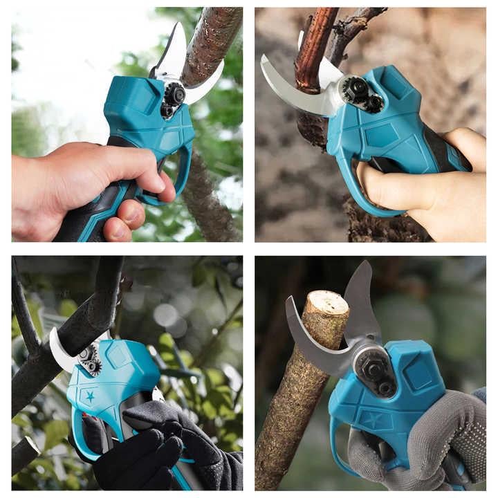 Секатор садовий акумуляторний для обрізки дерев кущів гілок 2 акумулятори в кейсі - фото 10 Секатор садовий акумуляторний для обрізки дерев кущів гілок 2 акумулятори в кейсі - фото 10