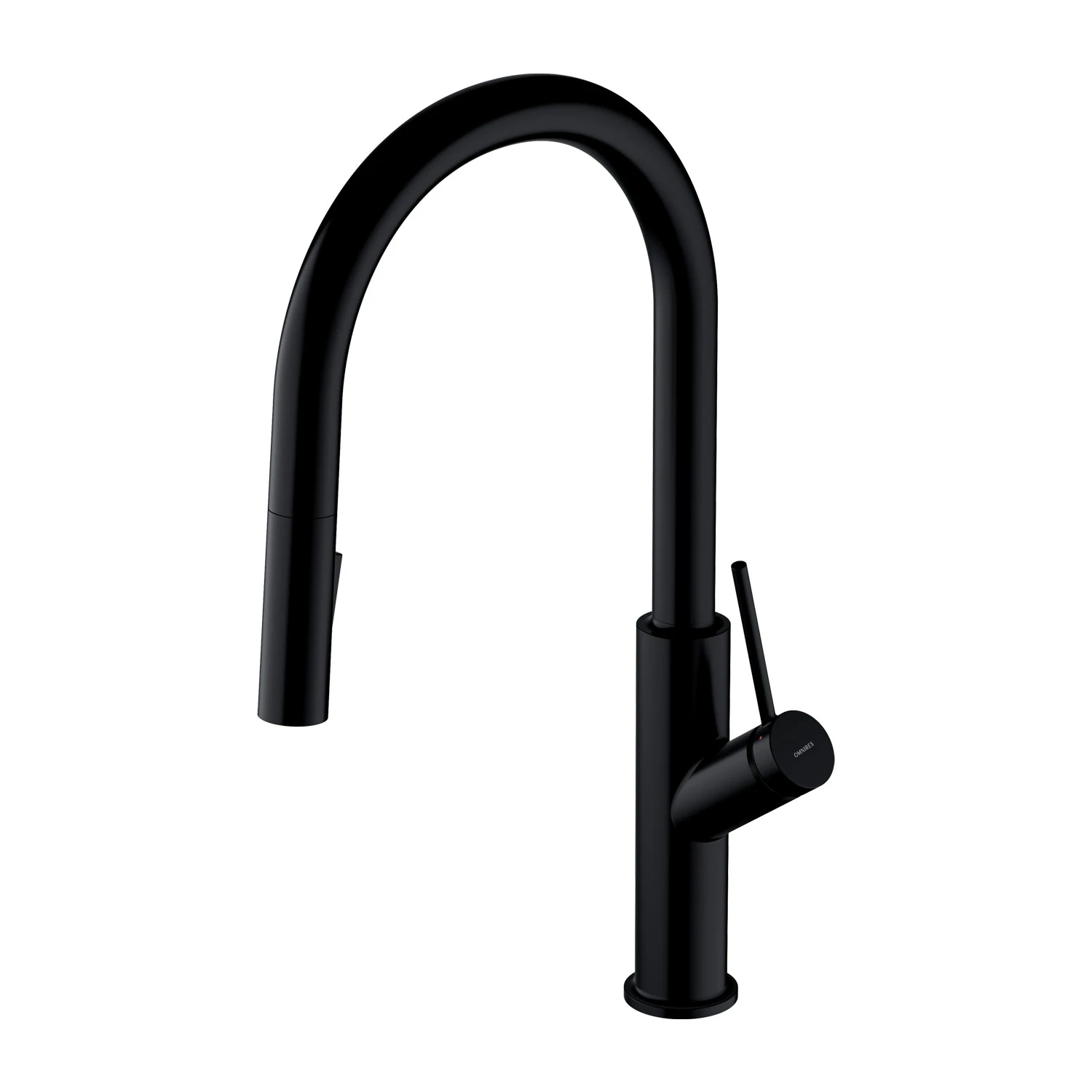 Змішувач для кухні Omnires Bend matt Black (BE6455BL)