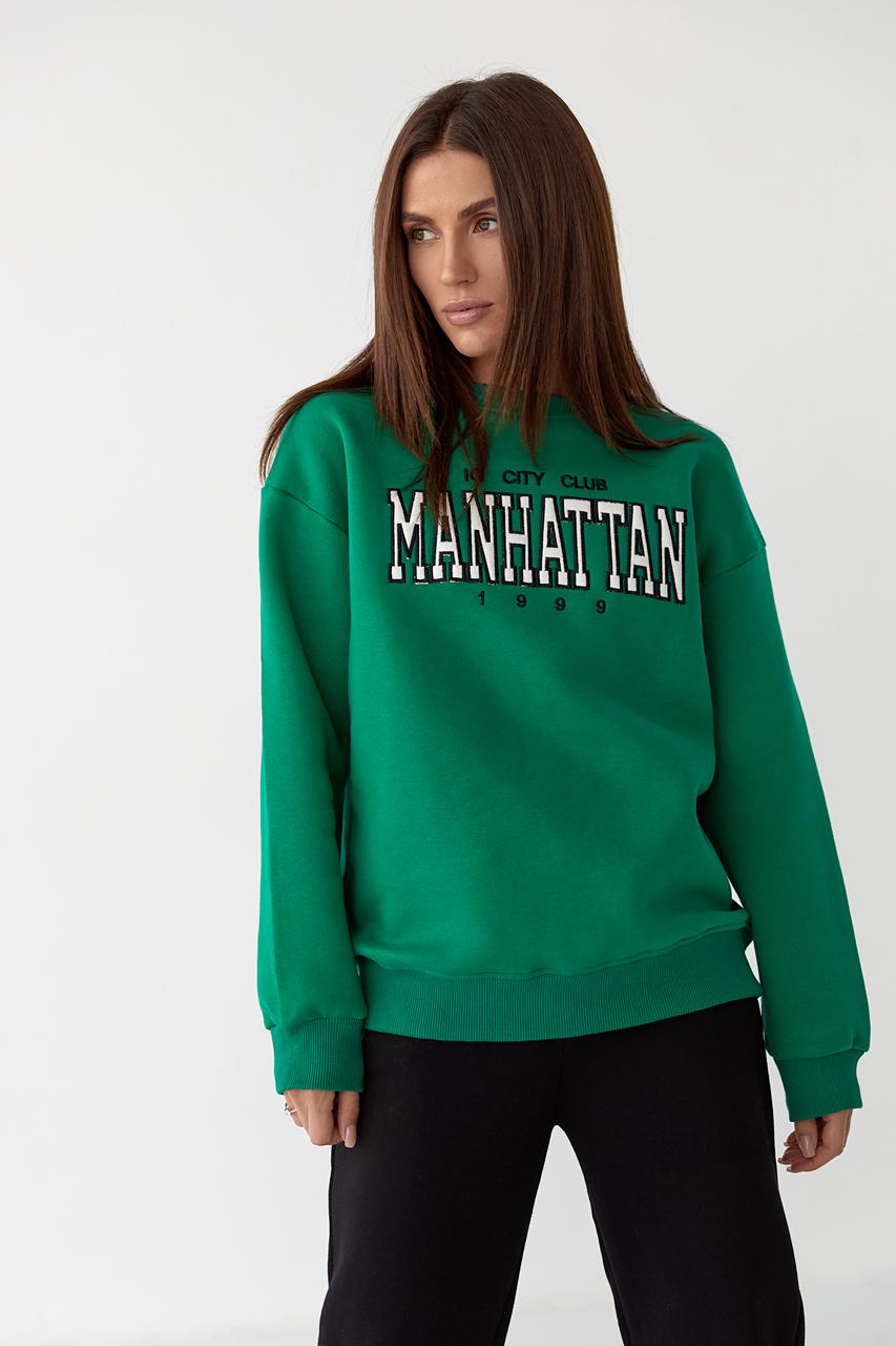 Світшот "Manhattan" S Зелений (9442596)