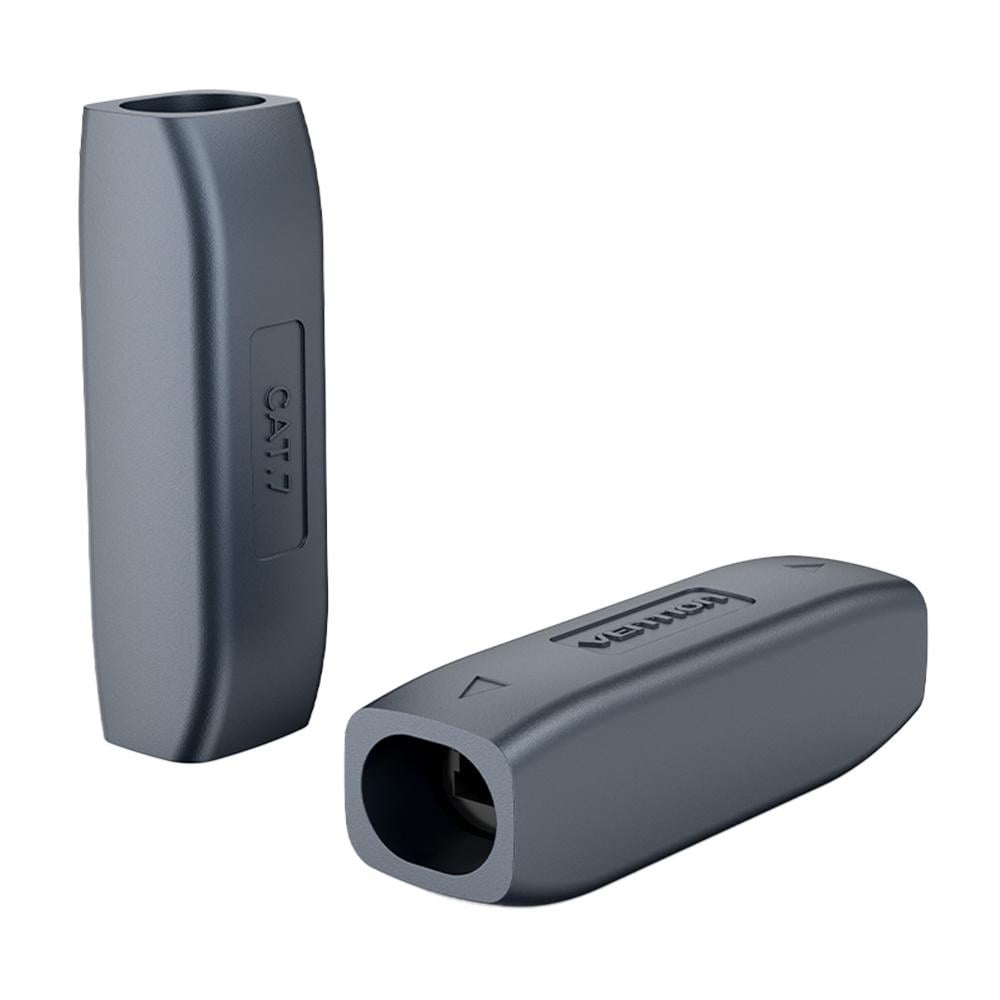 Прохідна муфта RJ45 Vention 2 шт. Cat 7 для Ethernet-ліній Starlink IP68 до 10 Гбіт/с FTP Темно-сірий (IPYH0-2)