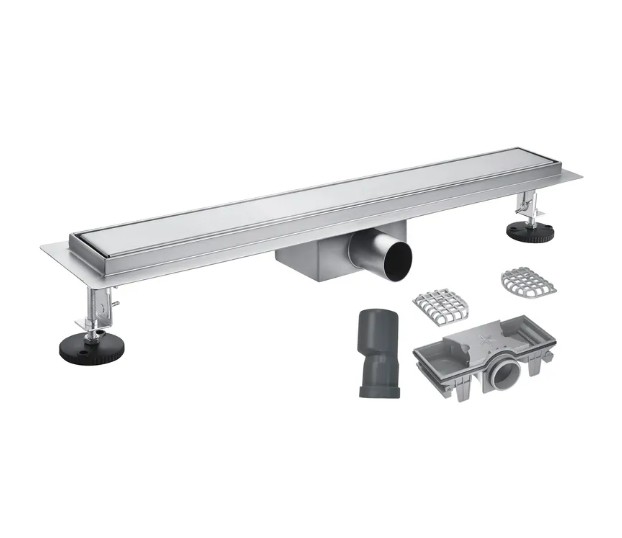 Трап для душа линейный KOER FD30-70x800 нержавеющая сталь 800x70 мм с гидрозатвором под плитку (AC0701)