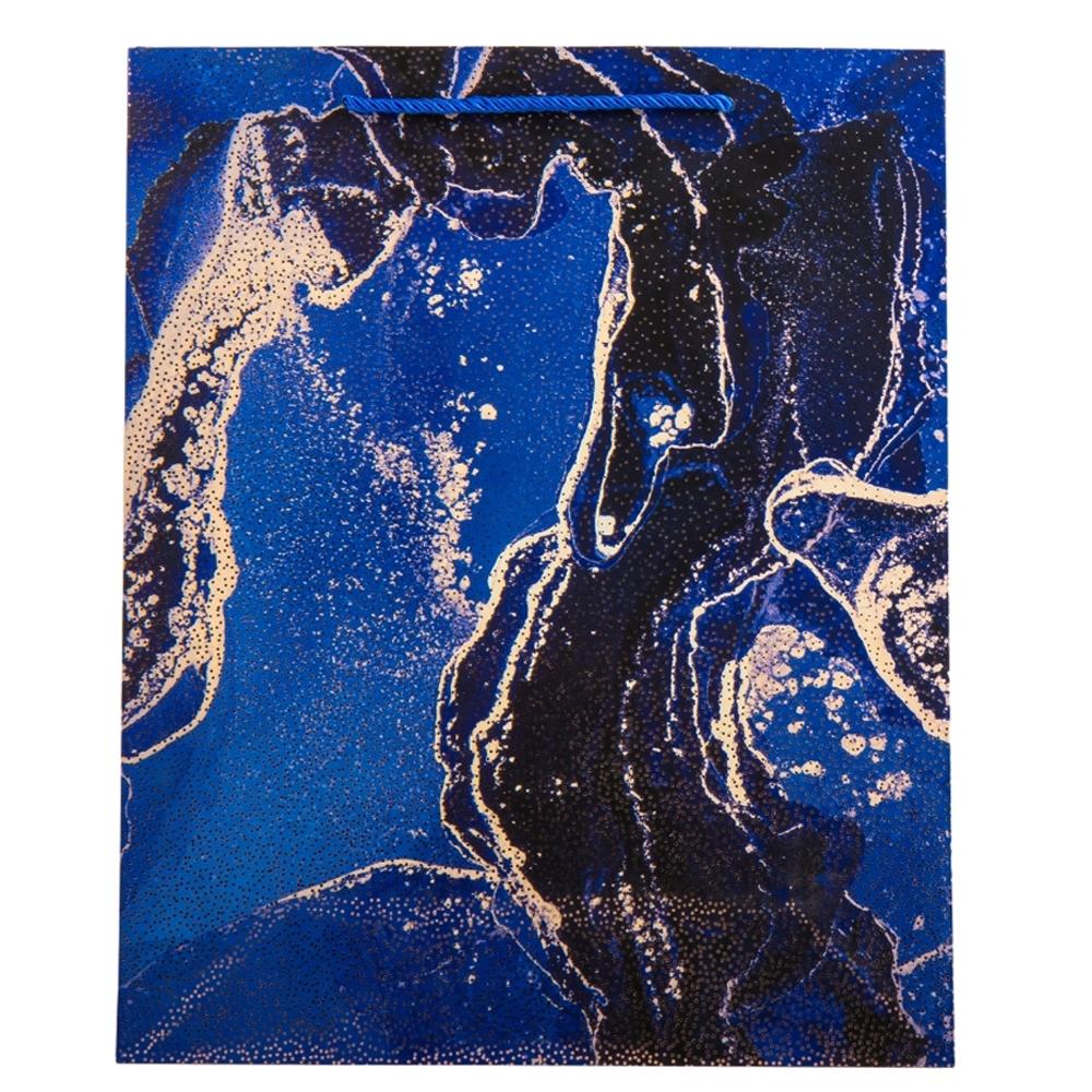Набор подарочных пакетов Elisey Праздничная палитра 30х41,5 см 4 шт. Синий (9069-008) Набор подарочных пакетов Elisey Праздничная палитра 30х41,5 см 4 шт. Синий (9069-008)