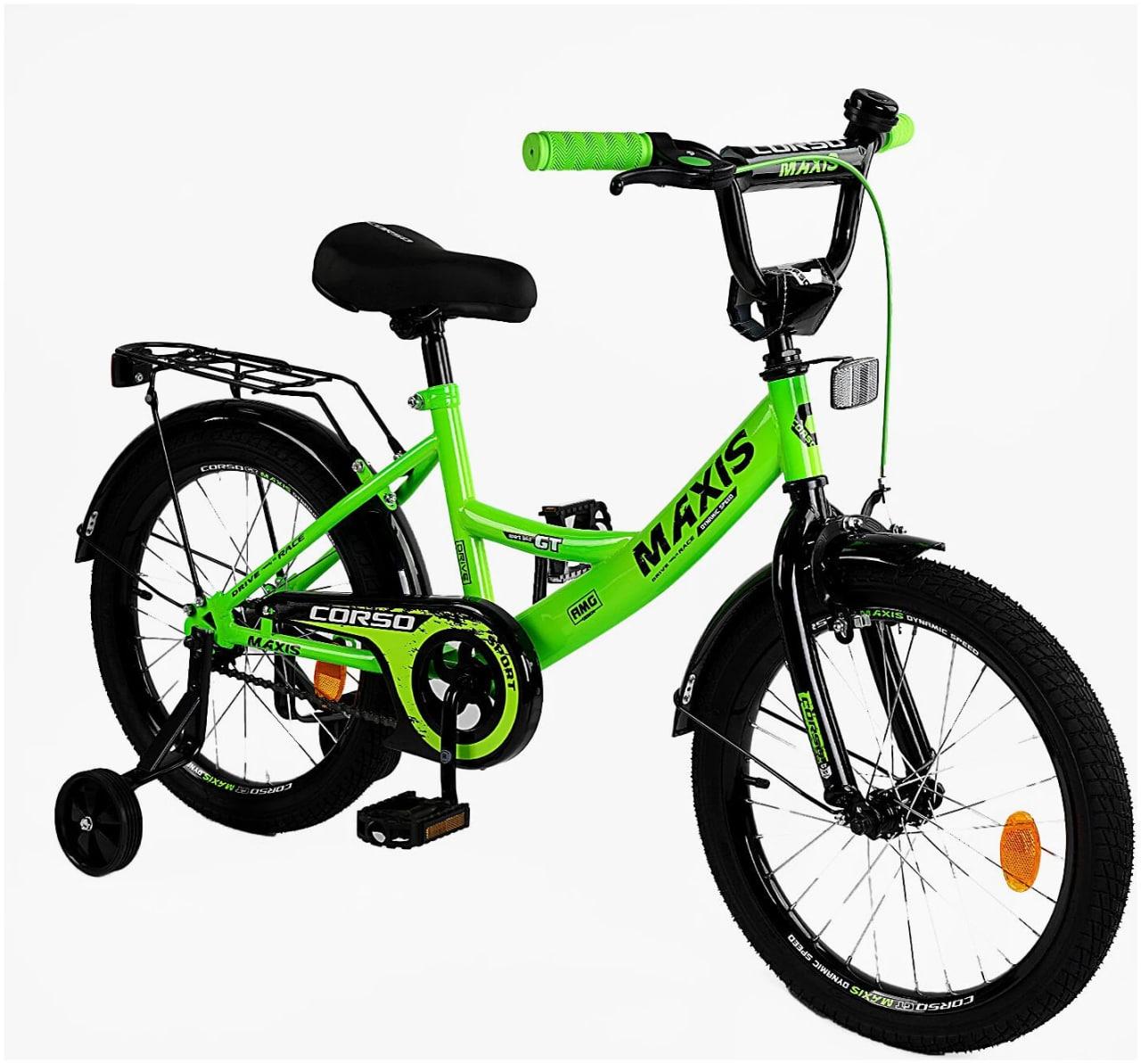 Велосипед Corso Maxxic 18" 2023 Зелений (CL-18123) Велосипед Corso Maxxic 18" 2023 Зелений (CL-18123)