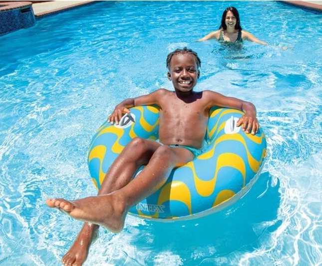 Круг надувной детский Intex 59256 с ручками 91 см от 9 лет с ручками - фото 2