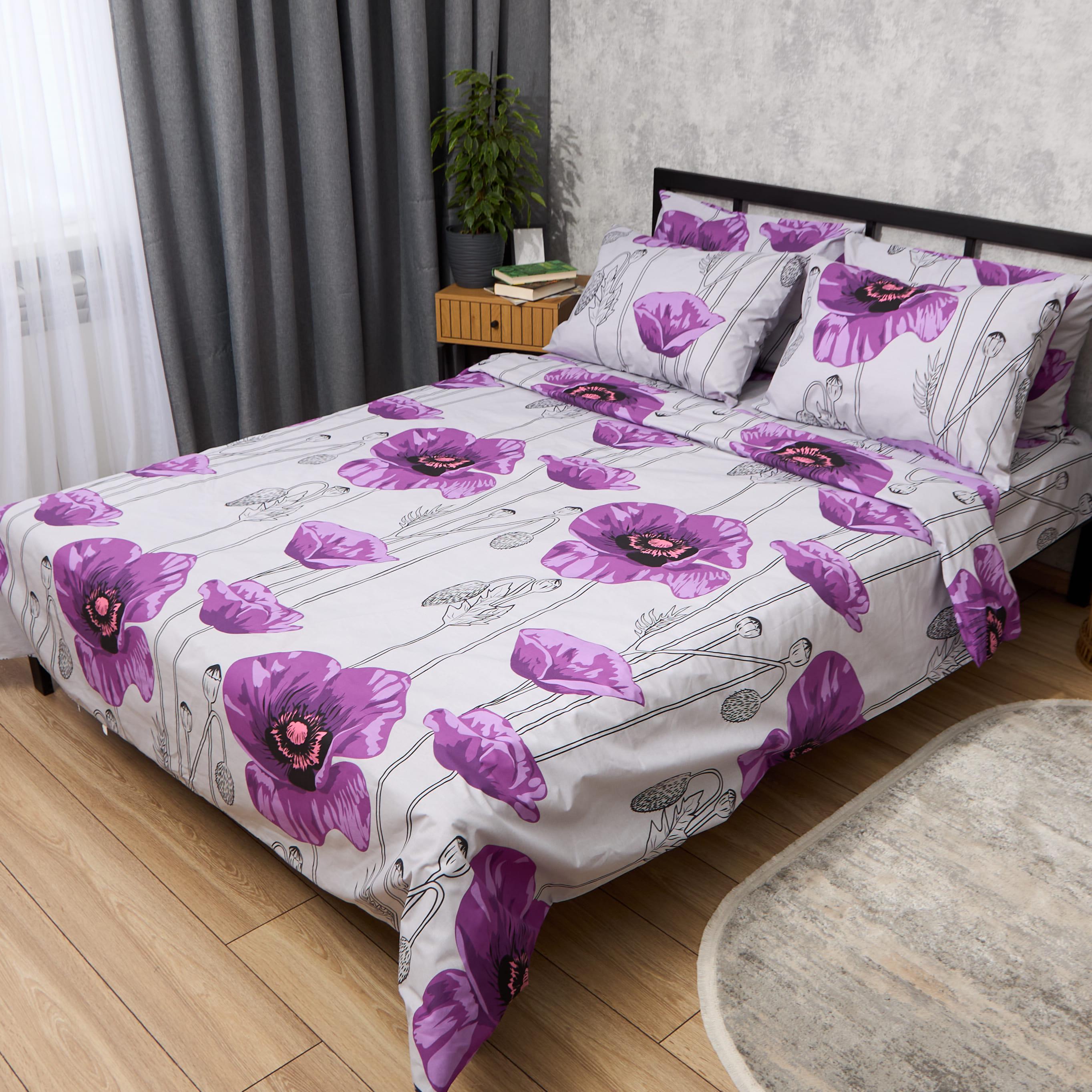 Комплект постельного белья Moon&Star Бязь Gold Люкс Poppy Dream King Size 220x240 см наволочки 2 шт. 70х70 см (MS-820014912)