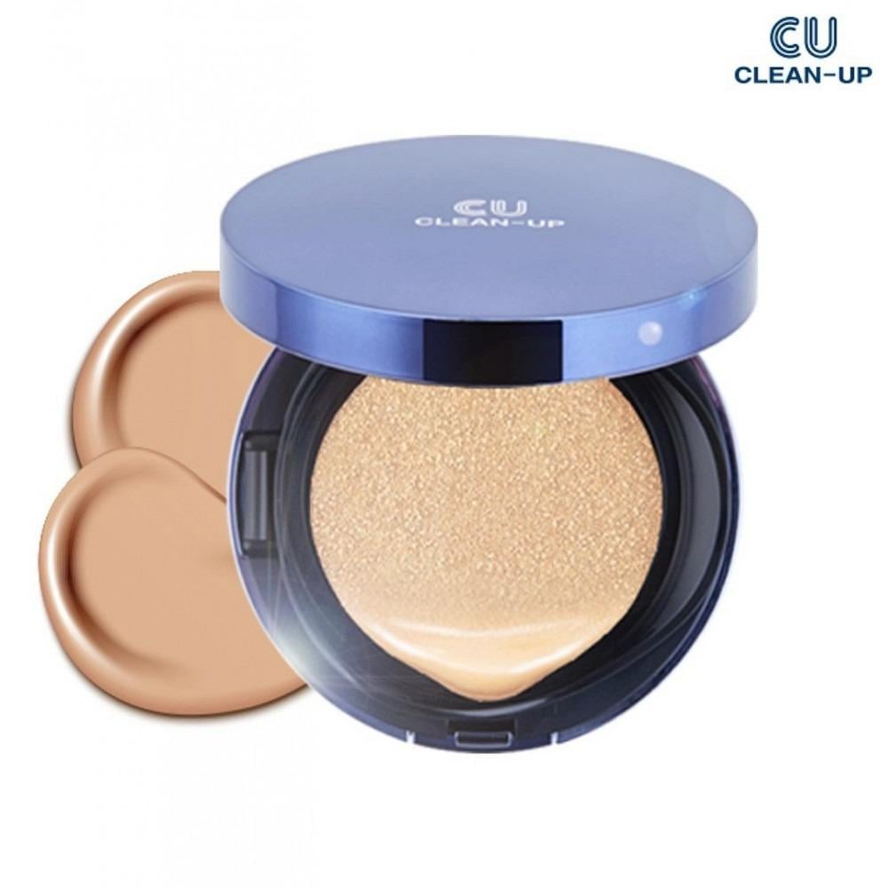 Кушон інноваційний зі змінним блоком CUSKIN CLEAN-UP SKINFIT CUSHIONPACT SPF50+/PA+++ 21 тон 30 г (11330677) - фото 3