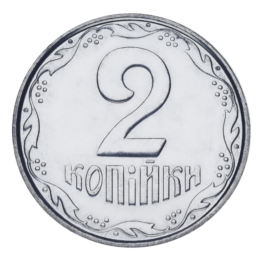Коллекционная монета Украина 2 копейки 2012 UNC (М25172)