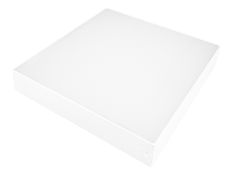 Светильник светодиодный накладной AVT МОТОКО-GLORIA-SQUARE #512/1 IP40 квадратный 24 Вт 4000К Белый (25232325)