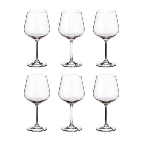 Набор бокалов для вина Bohemia Strix Dora 6 шт. 600 мл (1SF73/00000/600)