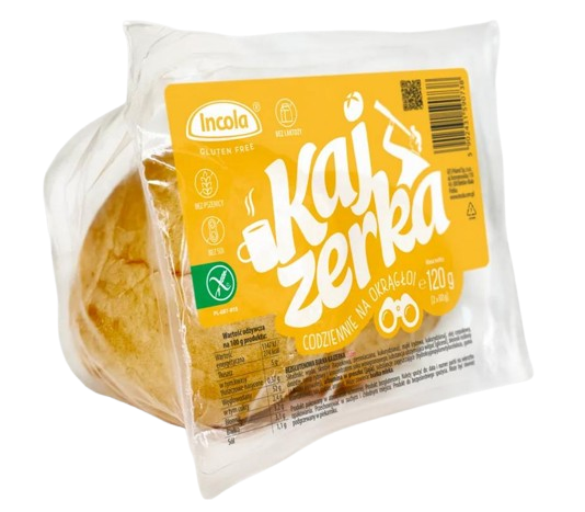 Булочки белые без глютена INCOLA Кайзерки 120 г