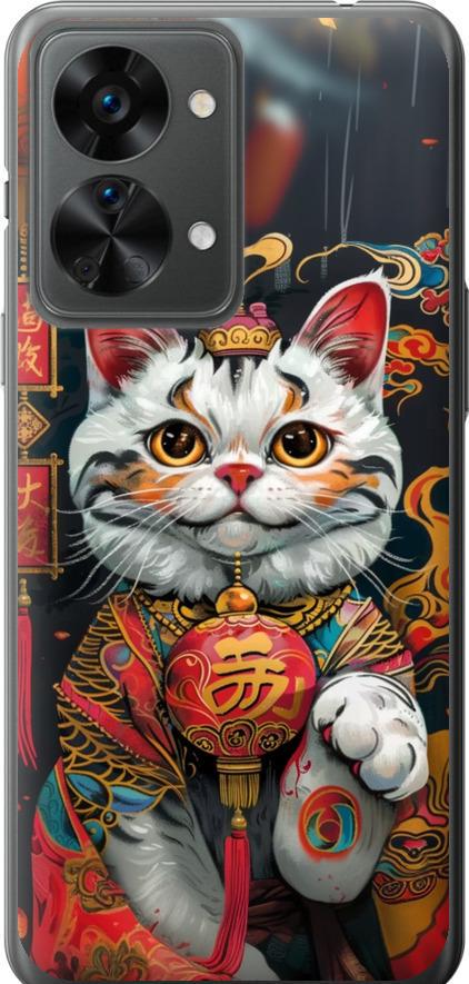 Чехол на OnePlus Nord 2T China Cat v2 (6135u-2640-42517)