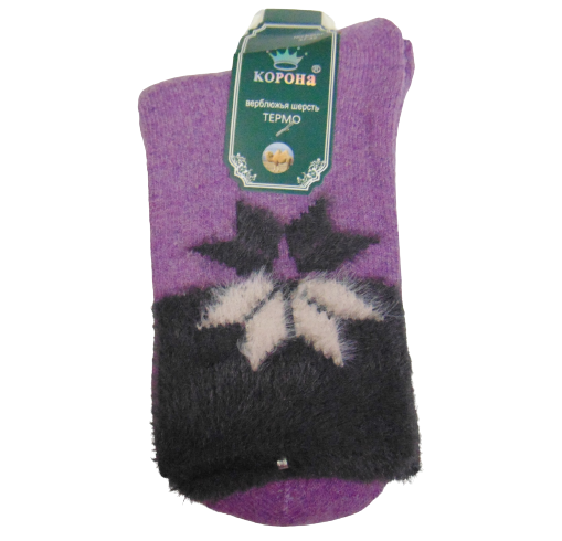 Термоноски с верблюжьей шерсти Корона 2651 с махрой р. 37-42 Сиреневый/Серый (1703502775) - фото 1 Термоноски с верблюжьей шерсти Корона 2651 с махрой р. 37-42 Сиреневый/Серый (1703502775) - фото 1