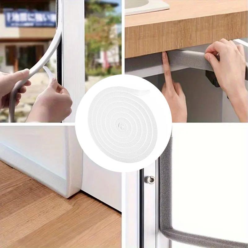 Уплотнитель самоклеющийся поролоновый для дверей и окон 2 м Белый (2743174655) - фото 8 Уплотнитель самоклеющийся поролоновый для дверей и окон 2 м Белый (2743174655) - фото 8