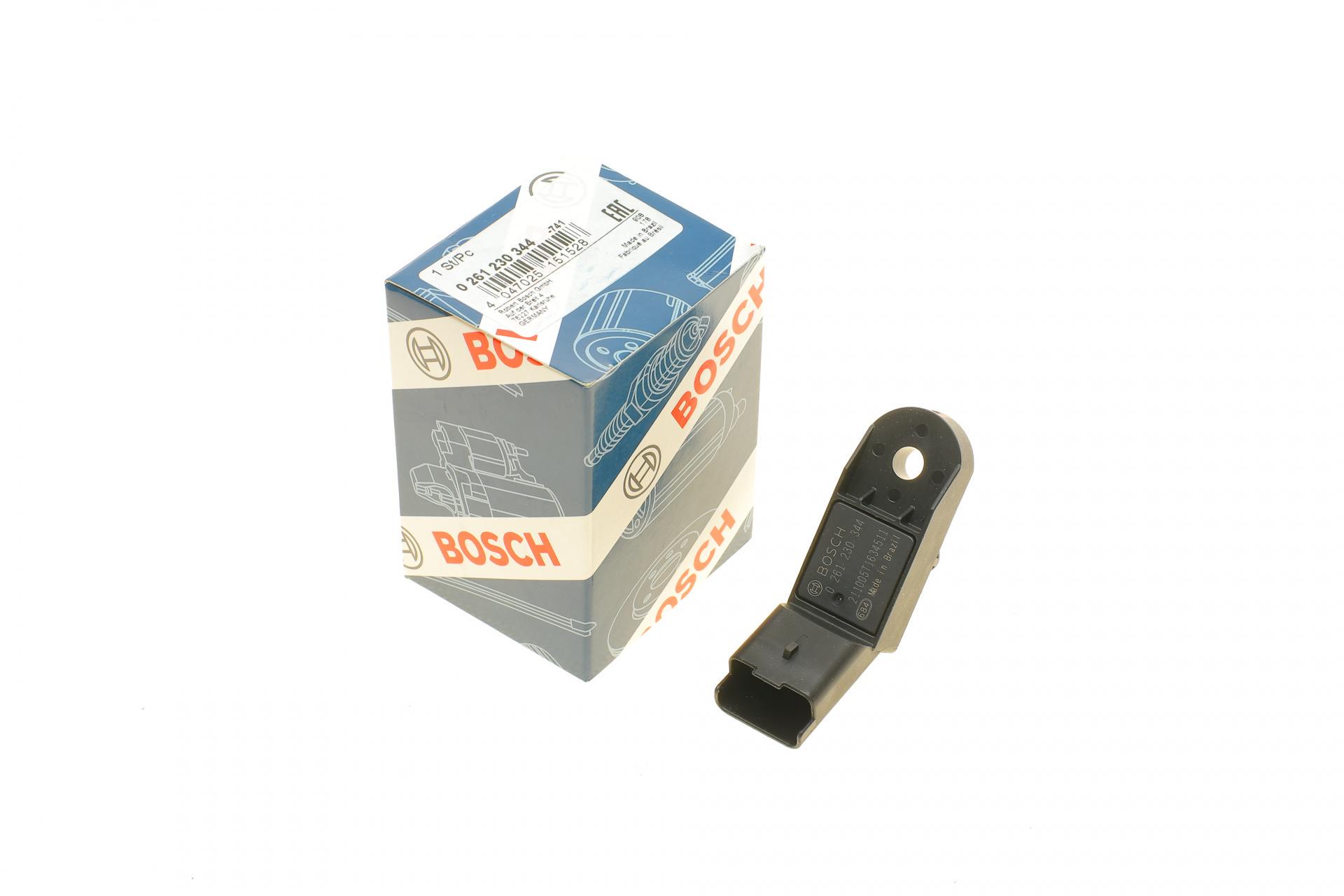 Датчик давления наддува Citroen Berlingo/C3/C2/C4/C8/Jumpy/Nemo 1.1/1.4/1,6 96-- (0 261 230 344)