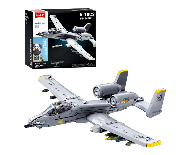 Конструктор Sluban M38-B1362 військовий літак 1:44 701 деталь