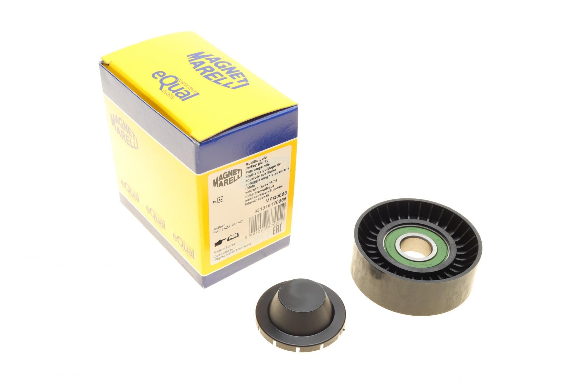 Ролик генератора MAGNETI MARELLI MPQ0668 331316170668 Fiat Bravo/Doblo/Palio 1.6 16V 95 паразитный