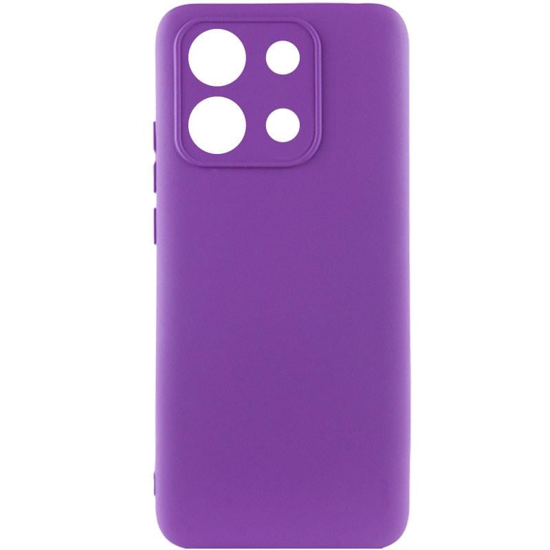 Протиударний чохол Silicone Cover Lakshmi Full Camera (A) для Xiaomi Poco X6 / Note 13 Pro 5G Фіолетовий / Purple