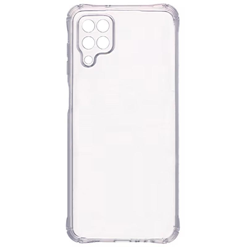 Противоударный TPU чехол GETMAN Ease logo усиленные углы Full Camera для Samsung Galaxy M32 Бесцветный (Прозрачный)