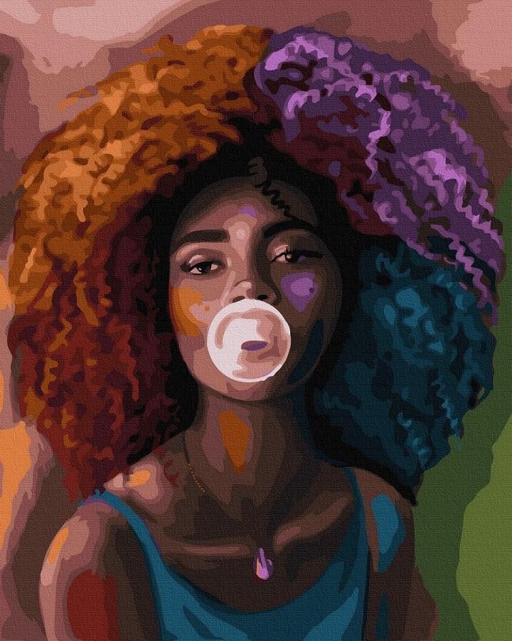 Картина за номерами Кучерява (GX39965)