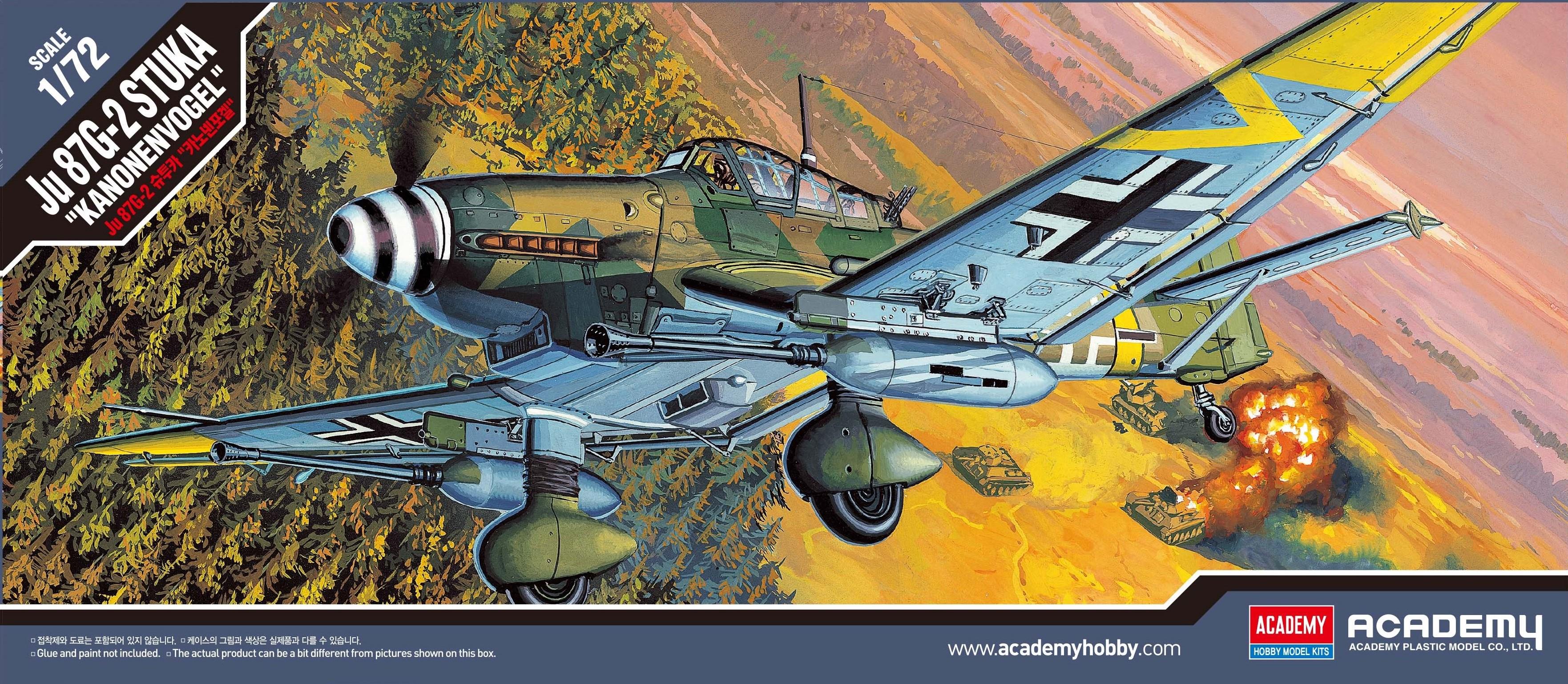 Збірна модель Academy Ju-87G-2 STUKA KANONEN VOGEL 1:72 (12404)