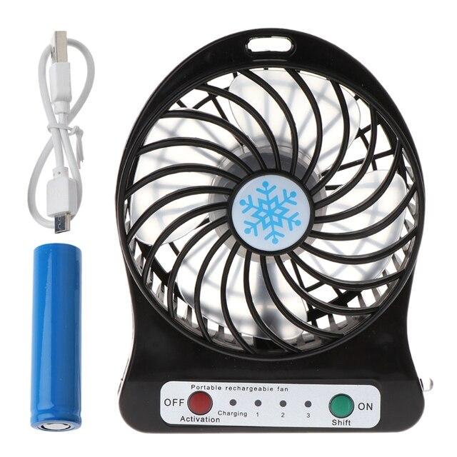 Вентилятор настольный Home Fest Portable Mini Fan XSFS-01 USB портативный Черный (11316209)