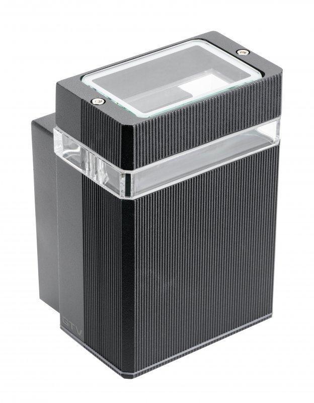 Светильник уличный настенный GTV NESSA LD-NESSAGU10J-20 GU10 IP54 однонаправленный Черный