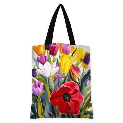 Сумка жіноча Presentville тканинна Тюльпани (SV 14M030 BL)