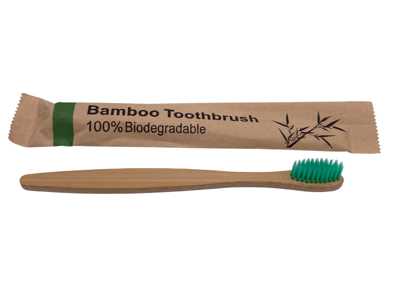 Зубная щетка Pinka Эко бамбуковая Зеленый (2493923955)