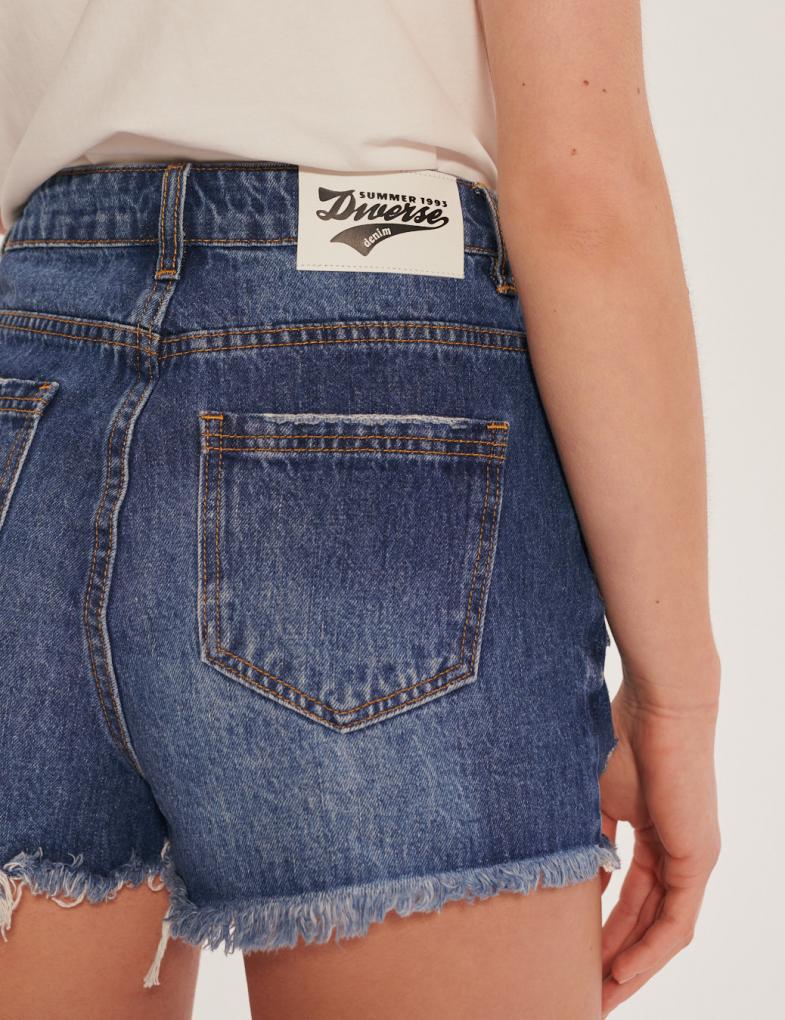 Шорти жіночі Diverse CALESA джинсові S Темно-блакитний (5902598724175) - фото 5 Шорти жіночі Diverse CALESA джинсові S Темно-блакитний (5902598724175) - фото 5