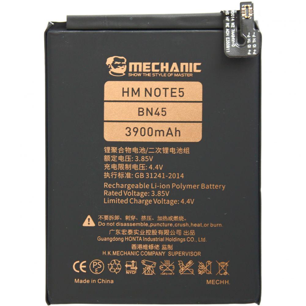 Аккумулятор MECHANIC BN45 3900 mAh для Xiaomi Redmi Note 5/Note 5 Pro