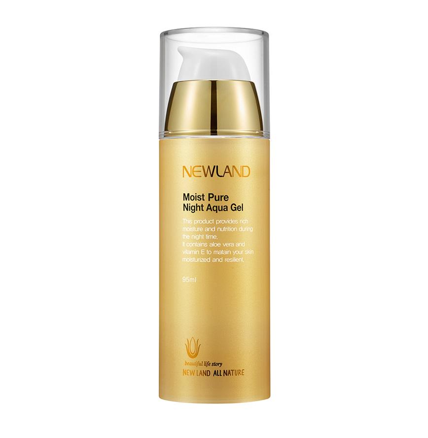 Ночной увлажняющий гель Moist Pure Night Care Newland All Nature 95 мл (8809498421081)