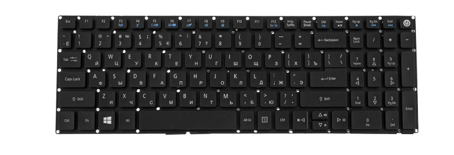 Клавиатура для ноутбука ACER Aspire VN7-572T подсветка клавиш (NK.I1517.007)