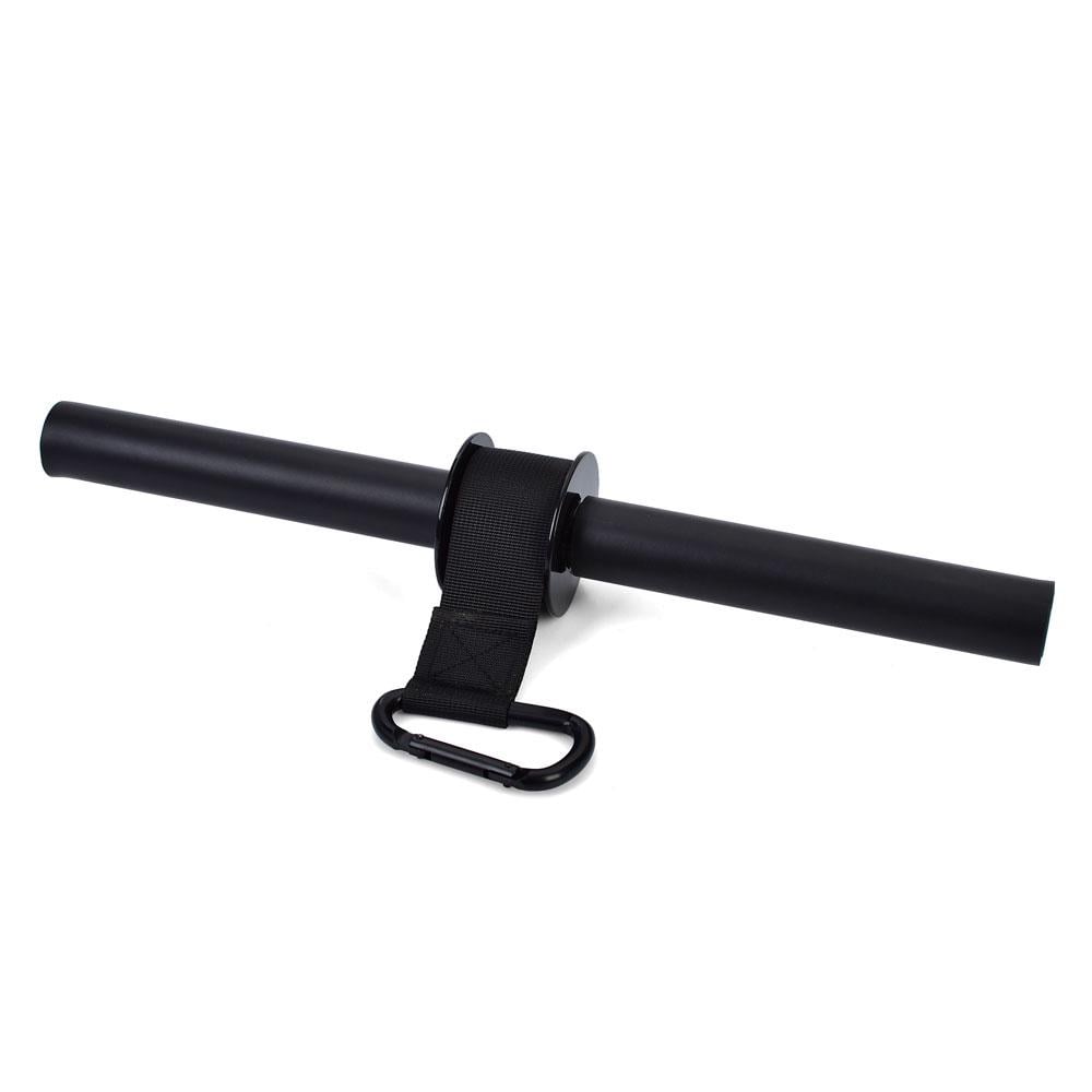 Ролик MS 4617 для тренировки запястий и предплечий металлический вал 40 см ремень 100 см (27259314)