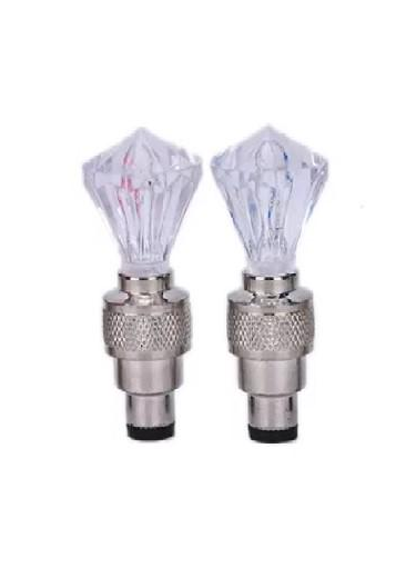 Ковпачки світлодіодні 2 шт. 6 см для коліс на батареях 3хLR1130 (LU000830)