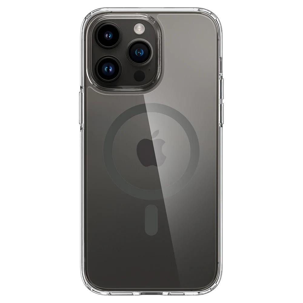 Чехол накладка для телефона Spigen Ultra Hybrid MagFit для Apple iPhone 14 Pro Прозрачный/Графит (ACS04970)